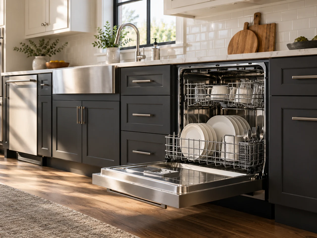 Illustration of Viking dishwasher
